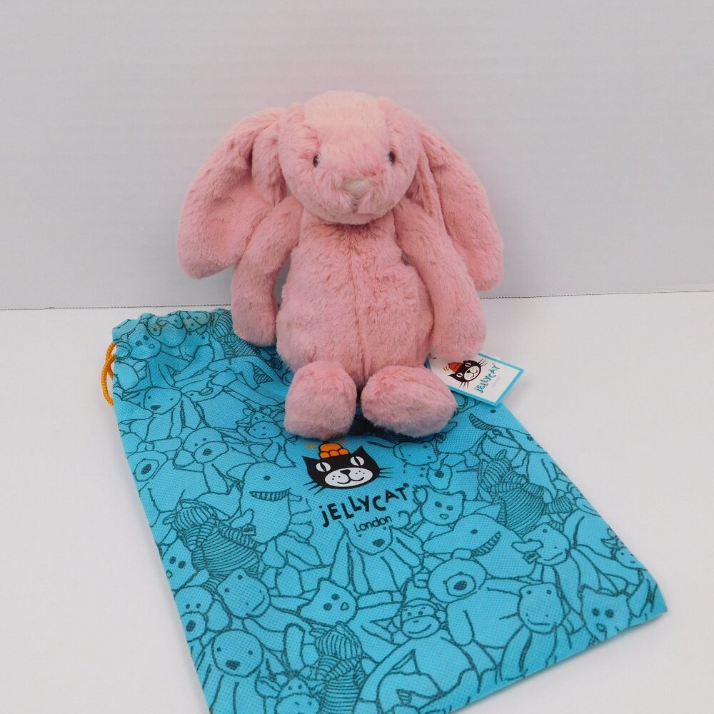 JellyCat Jelly Cat Pink Plush Soft Bashful Bunny (32926)